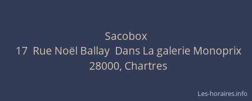 Sacobox