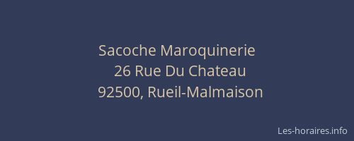 Sacoche Maroquinerie