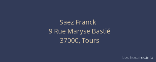 Saez Franck