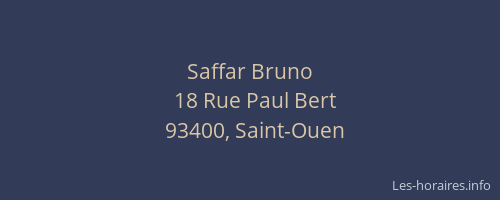 Saffar Bruno
