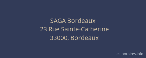SAGA Bordeaux