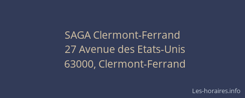 SAGA Clermont-Ferrand