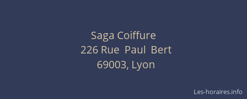 Saga Coiffure