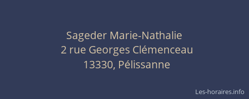 Sageder Marie-Nathalie