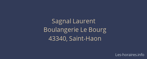 Sagnal Laurent