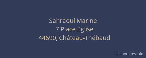 Sahraoui Marine