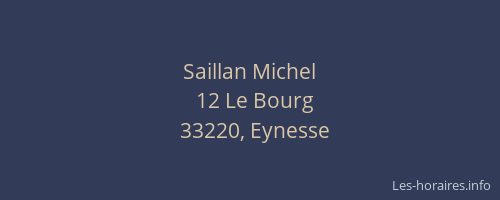 Saillan Michel