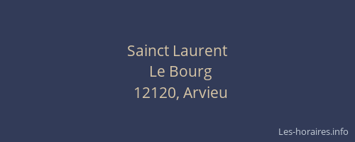 Sainct Laurent