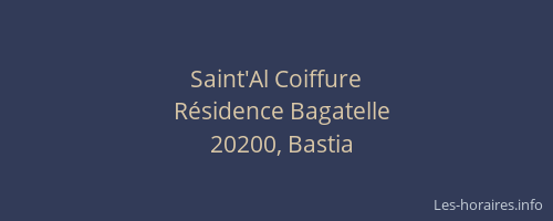 Saint'Al Coiffure