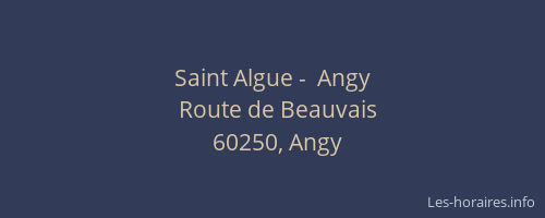 Saint Algue -  Angy