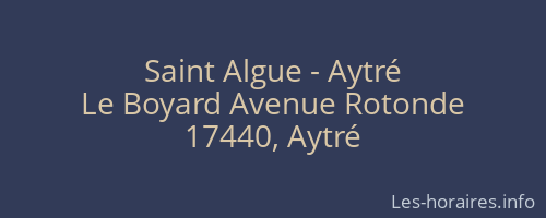 Saint Algue - Aytré