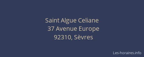 Saint Algue Celiane