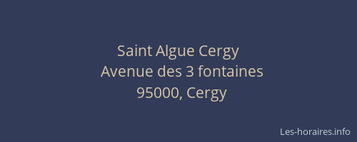 Saint Algue Cergy