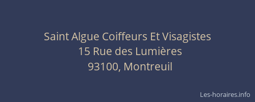 Saint Algue Coiffeurs Et Visagistes