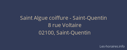 Saint Algue coiffure - Saint-Quentin