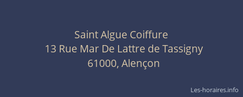 Saint Algue Coiffure
