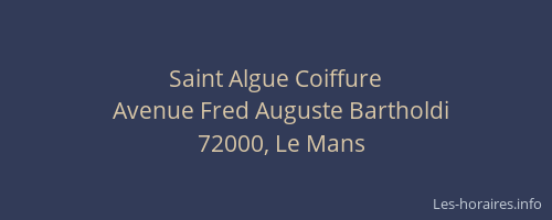 Saint Algue Coiffure