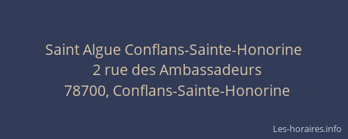 Saint Algue Conflans-Sainte-Honorine