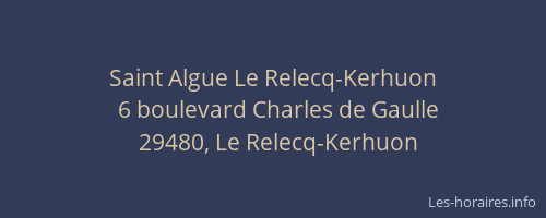 Saint Algue Le Relecq-Kerhuon