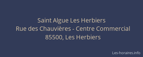 Saint Algue Les Herbiers