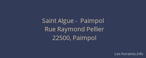 Saint Algue -  Paimpol