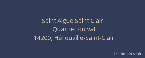 Saint Algue Saint Clair