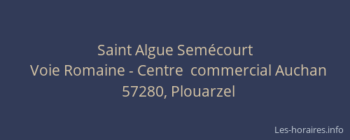 Saint Algue Semécourt