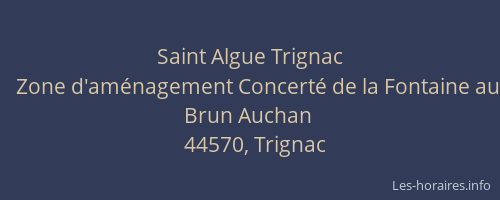 Saint Algue Trignac