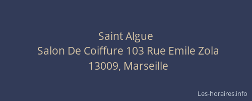 Saint Algue