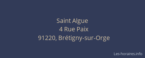 Saint Algue