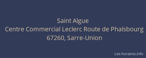 Saint Algue