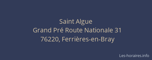 Saint Algue