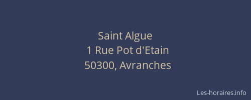 Saint Algue