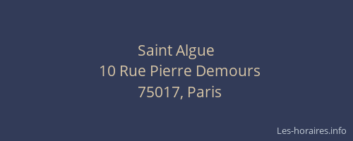 Saint Algue