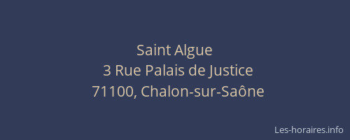 Saint Algue
