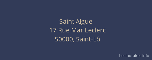 Saint Algue