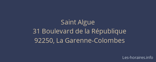 Saint Algue