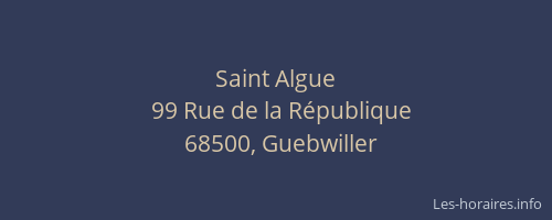 Saint Algue