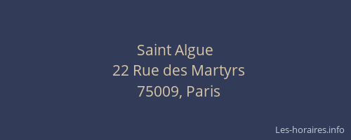 Saint Algue