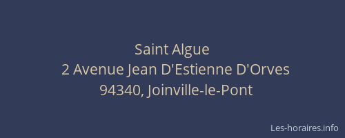 Saint Algue
