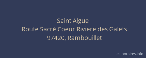 Saint Algue