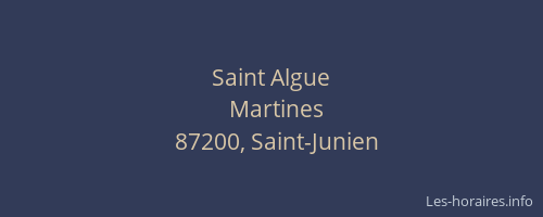 Saint Algue