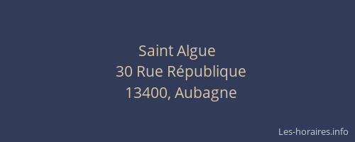 Saint Algue