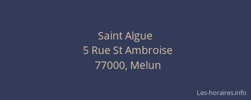 Saint Algue