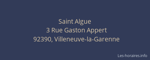 Saint Algue