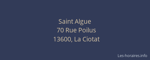 Saint Algue