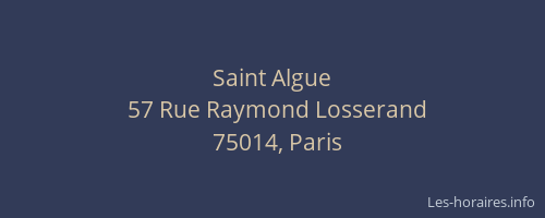 Saint Algue