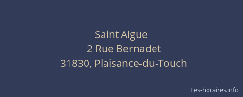 Saint Algue
