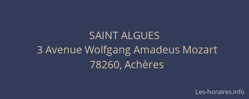 SAINT ALGUES