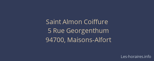 Saint Almon Coiffure